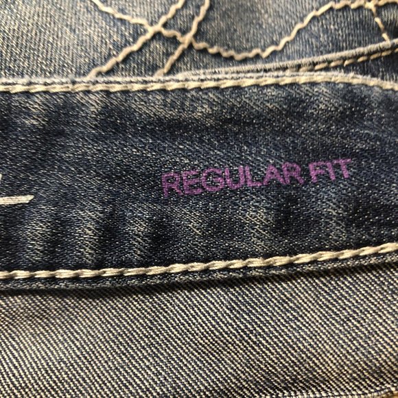 INC International Concepts Regular Fit Blue Rhinestone Denim Walking Shorts 6P - Picture 9 of 9